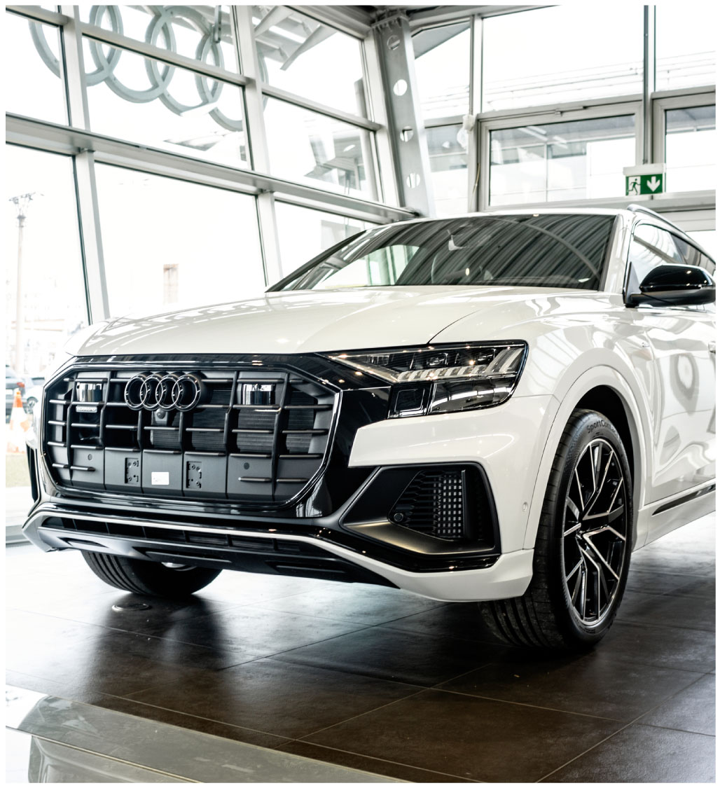 Audi with car window tint installed in Missouri City